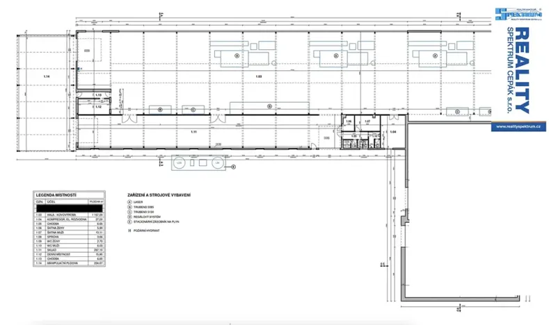 Pronájem skladu, Lišov, Hůrecká, 1768 m2
