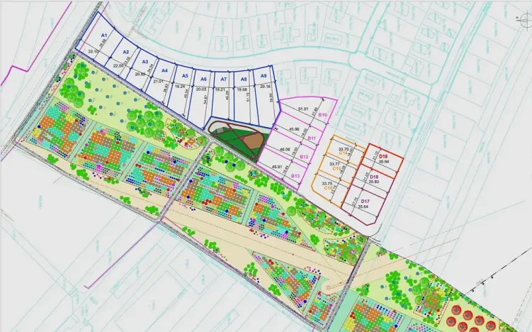 Prodej pozemku pro bydlení, Hrušovany u Brna, Pod Střediskem, 759 m2