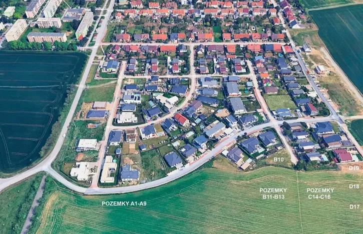 Prodej pozemku pro bydlení, Hrušovany u Brna, Pod Střediskem, 728 m2