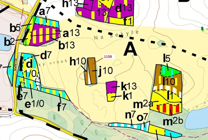 Dražba lesa, Hradiště, 1323 m2