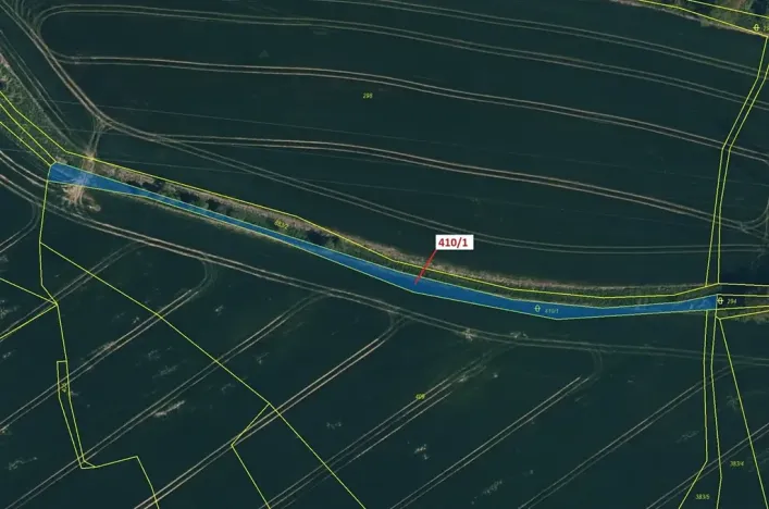 Dražba pozemku, Olešná, 783 m2