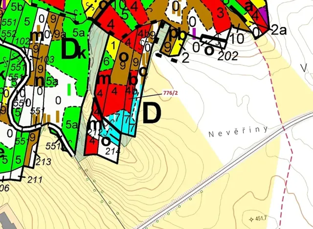 Dražba lesa, Žďárec, 3169 m2