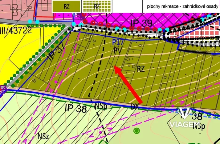 Prodej pozemku pro bydlení, Pavlovice u Přerova, 1225 m2
