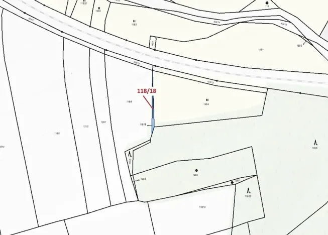 Dražba pole, Nerestce, 46 m2