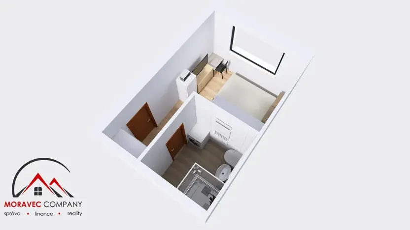 Pronájem bytu 1+kk, Ostrava, Cihelní, 17 m2