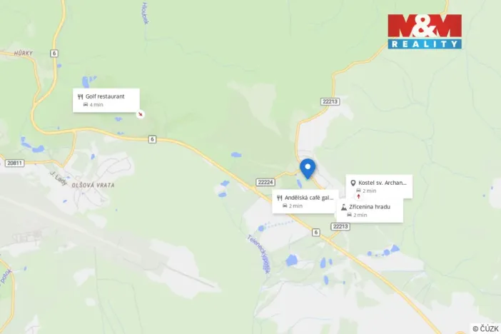 Prodej pozemku pro bydlení, Andělská Hora, 1313 m2