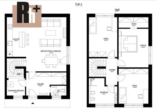 Prodej rodinného domu, Ostrava, 128 m2