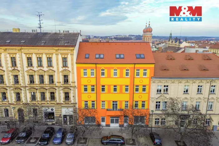 Pronájem bytu 2+kk, Plzeň - Jižní Předměstí, Husova, 44 m2