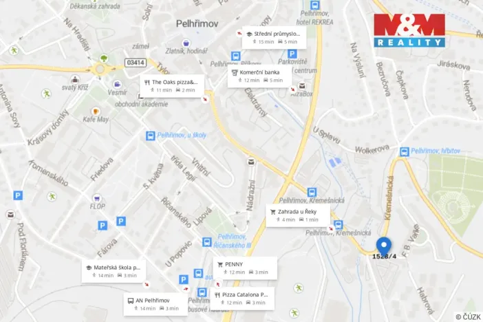 Prodej garáže, Pelhřimov, Křemešnická, 17 m2