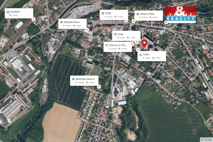 Pronájem bytu 2+1, Vamberk, Struha, 49 m2