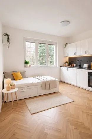 Pronájem bytu 1+kk, Praha - Strašnice, Sečská, 17 m2