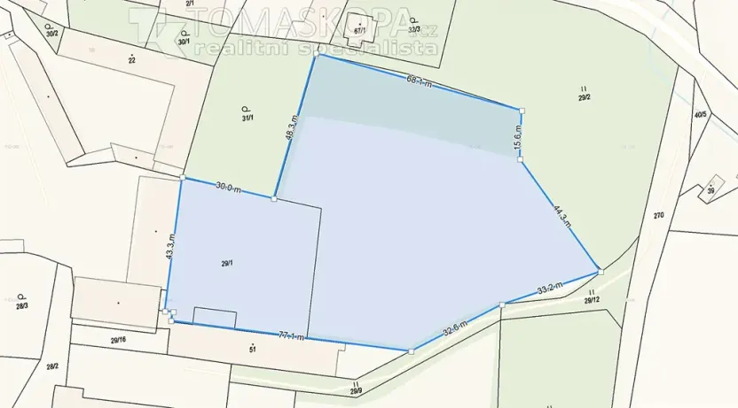 Prodej pozemku pro bydlení, Vysoký Újezd, 8316 m2