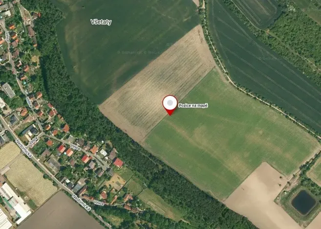 Prodej pole, Všetaty, 16470 m2