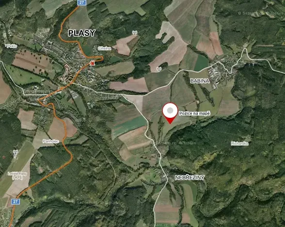 Prodej pole, Plasy, 15326 m2