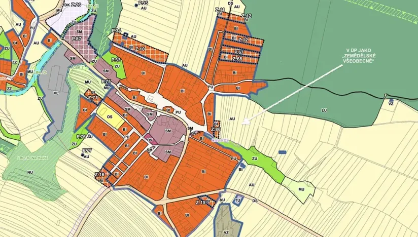 Prodej zahrady, Oslavany, 3447 m2