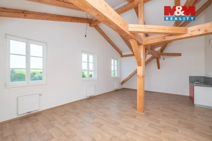 Pronájem bytu 1+kk, Studeněves, 47 m2