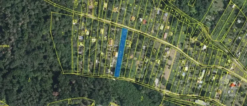 Prodej zahrady, Brno, Hlaváčova, 903 m2