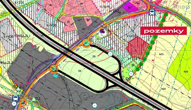 Prodej komerčního pozemku, Strančice, 7647 m2
