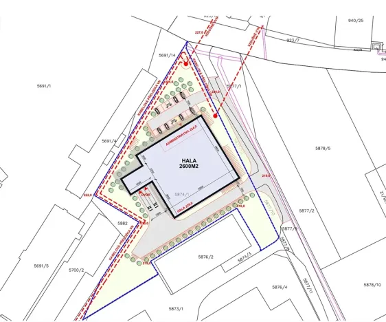 Prodej komerčního pozemku, Znojmo, Brněnská, 8898 m2
