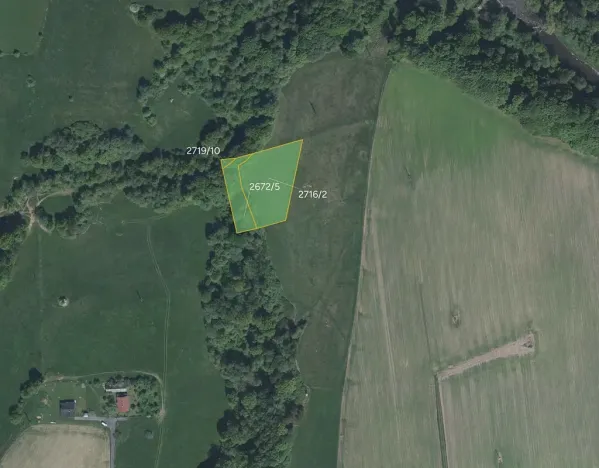 Prodej louky, Návsí, 4124 m2