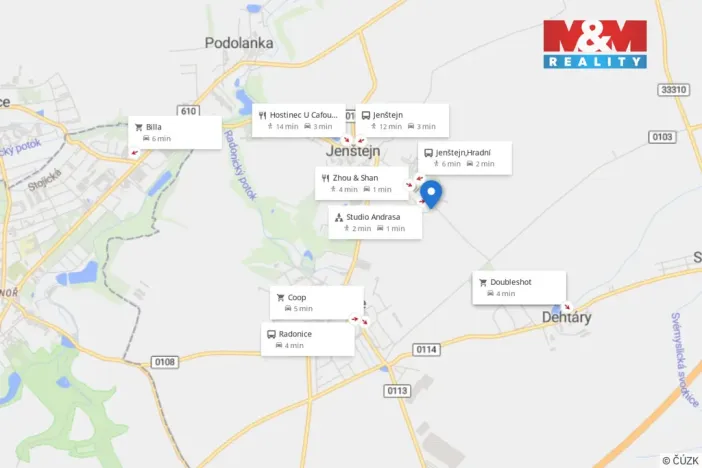 Pronájem rodinného domu, Jenštejn, Kovářská, 93 m2