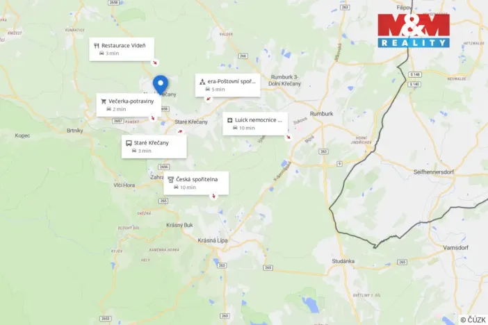 Prodej pozemku pro bydlení, Staré Křečany - Nové Křečany, 6629 m2