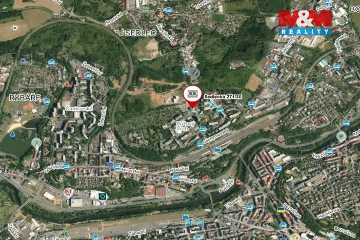 Pronájem kanceláře, Karlovy Vary - Rybáře, Sedlecká, 374 m2