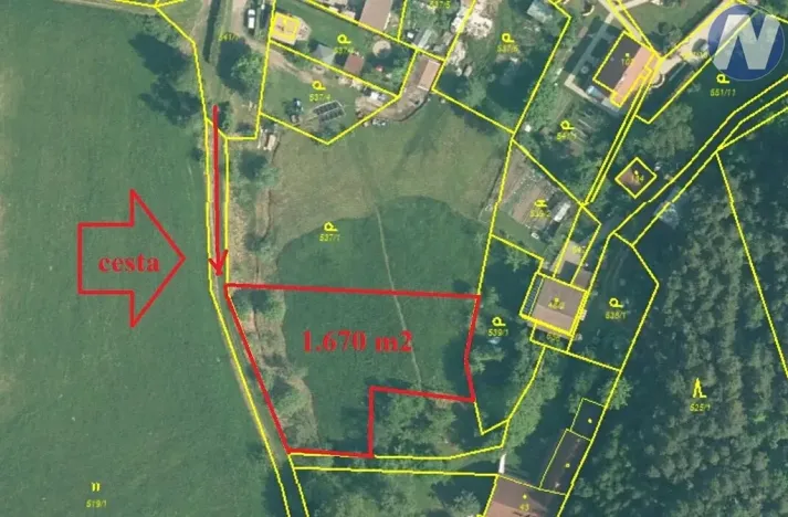 Prodej pozemku pro bydlení, Těšovice, 1670 m2