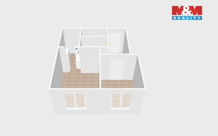 Pronájem bytu 2+kk, Říčany, Na Kavčí skále, 45 m2