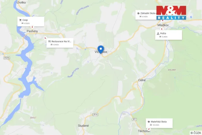 Prodej rodinného domu, Mladkov - Vlčkovice, 120 m2