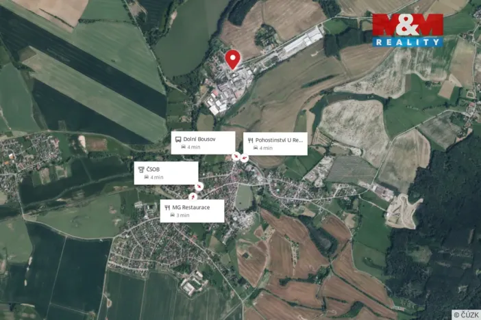 Prodej výrobních prostor, Dolní Bousov, Tovární, 3223 m2