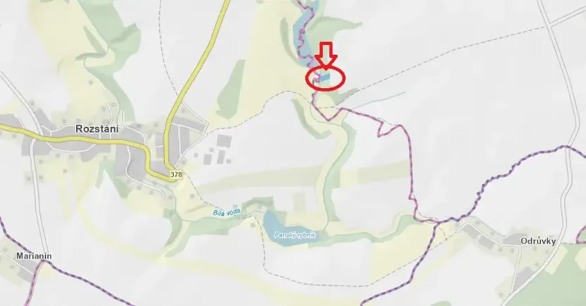 Prodej lesa, Otinoves, 1464 m2