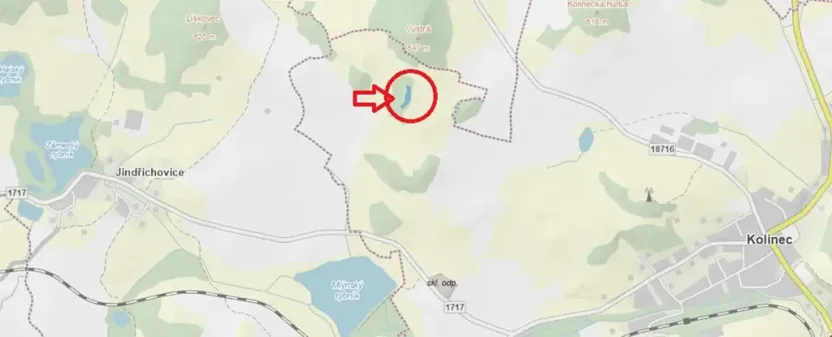 Prodej lesa, Kolinec, 1837 m2