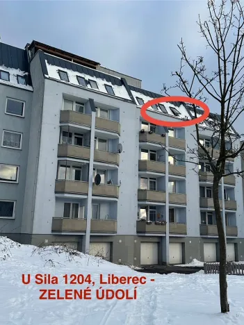 Pronájem bytu 1+kk, Liberec - Liberec XXX-Vratislavice nad Nisou, U Sila, 33 m2