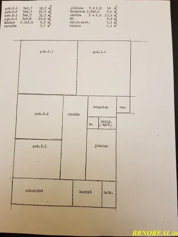 Prodej bytu 5+1, Brno, Střední, 178 m2