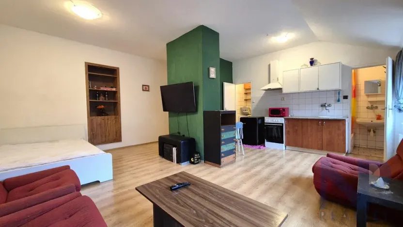 Pronájem bytu 1+kk, Praha - Žižkov, Husitská, 35 m2