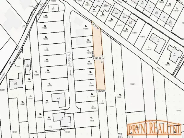 Prodej pozemku pro bydlení, Uherský Brod, Trnková, 1000 m2