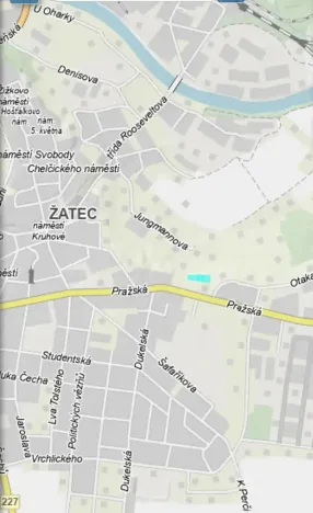 Prodej zahrady, Žatec, Pražská, 2070 m2