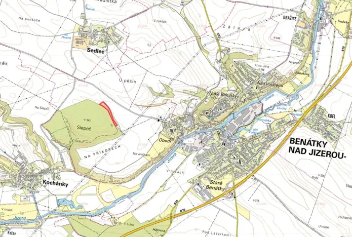 Prodej louky, Benátky nad Jizerou, 16872 m2