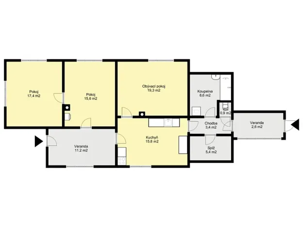 Prodej rodinného domu, Křesetice, 99 m2