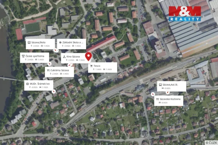 Pronájem obchodního prostoru, Sázava, Sklářská, 500 m2