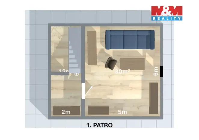 Prodej rodinného domu, Okřesaneč, 105 m2