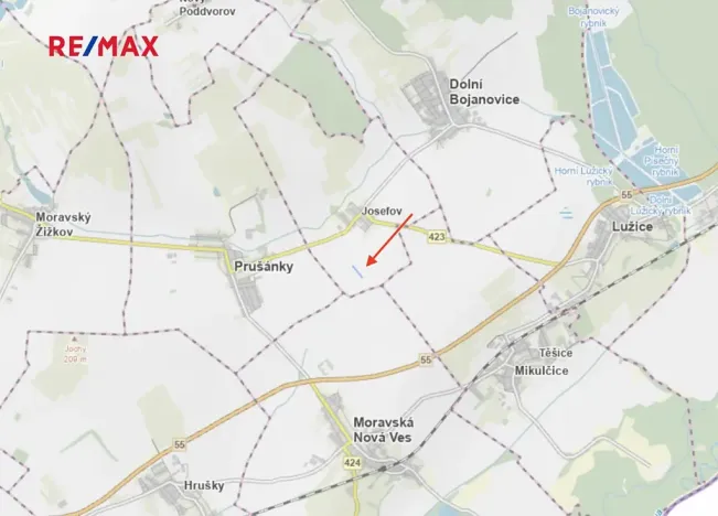 Prodej pole, Josefov, 4449 m2