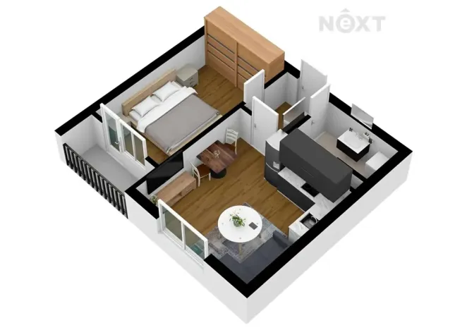 Prodej bytu 2+kk, Česká Lípa, Lomená, 42 m2