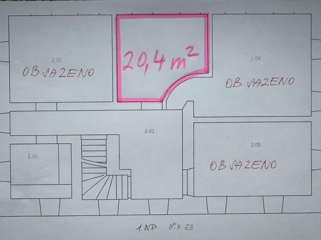 Pronájem kanceláře, Smržovka, Na Kopečku, 20 m2
