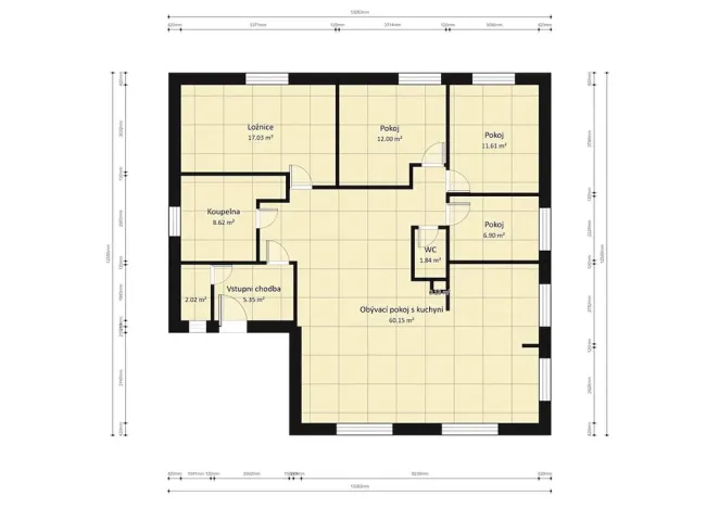 Prodej rodinného domu, Hrušová, 125 m2