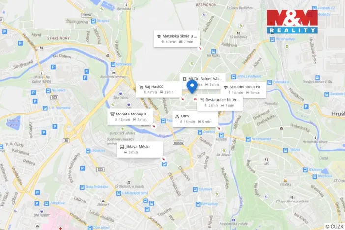 Prodej bytu 3+1, Jihlava, Královský vršek, 72 m2