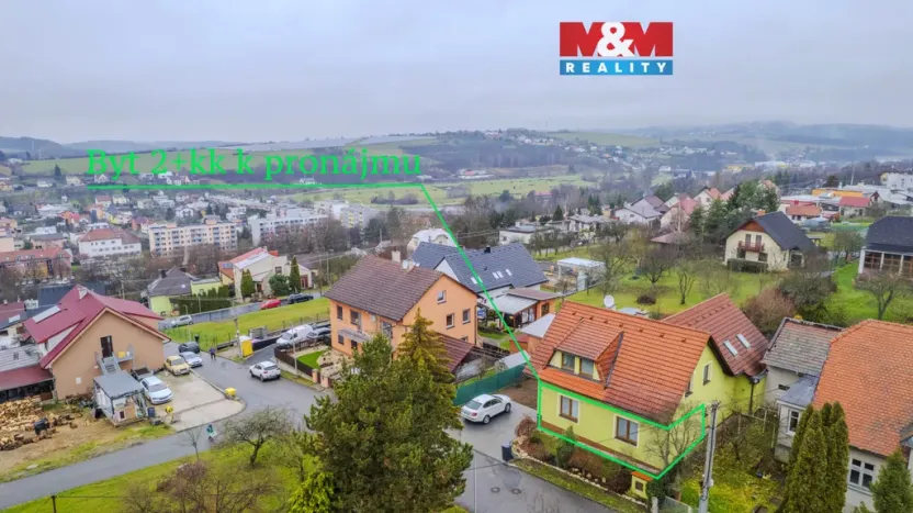 Pronájem bytu 2+kk, Slušovice, U Vodojemu, 48 m2