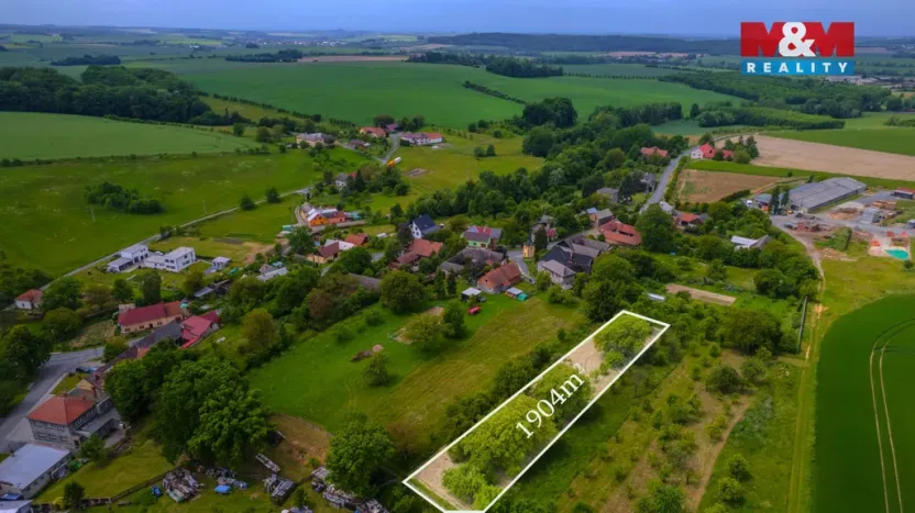 Prodej zahrady, Bystřice pod Hostýnem - Sovadina, 1904 m2