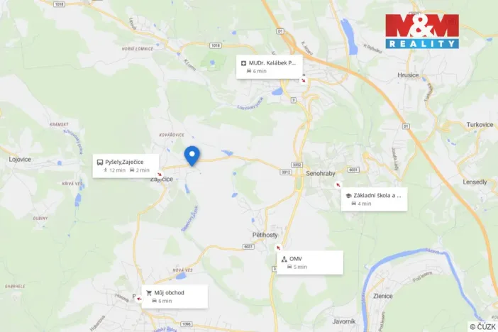 Prodej rodinného domu, Pyšely - Zaječice, V Rákosí, 96 m2